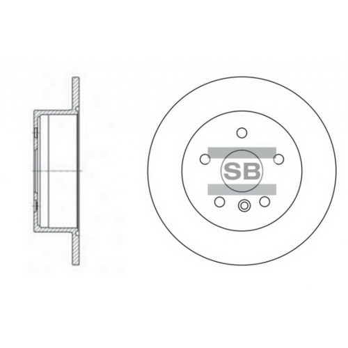 Гальмівний диск HI-Q SD4016