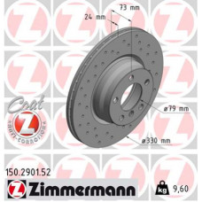 Гальмівний диск ZIMMERMANN 150.2901.52