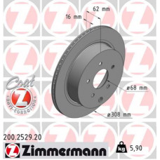 Гальмівний диск ZIMMERMANN 200.2529.20