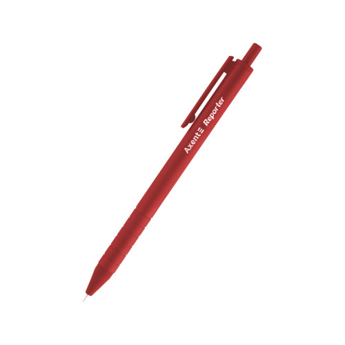 Ручка масляна Axent Reporter автоматична Червона 0.7 мм (AB1065-06-A)