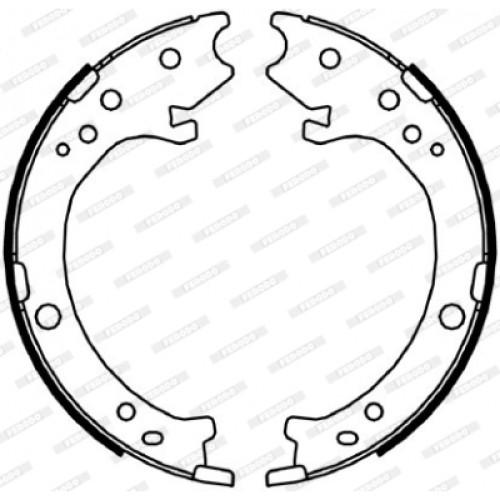 Гальмівні колодки FERODO FSB4043
