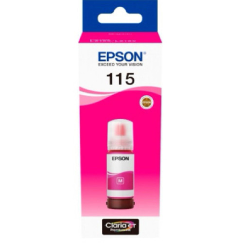 Контейнер з чорнилом Epson 115 EcoTank Magenta (C13T07D34A)