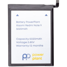 Акумуляторна батарея для телефону PowerPlant Xiaomi Redmi Note 9 (BN54) 5020mAh (SM220403)