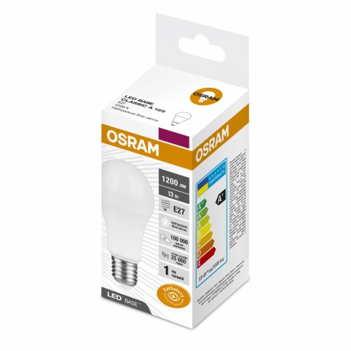 Лампочка Osram LED BASE CLA 13W (1200Lm) 4000K E27 (4058075628298)