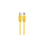 Патч-корд 0.25м UTP cat 6 CCA yellow Cablexpert (PP6U-0.25M/Y)