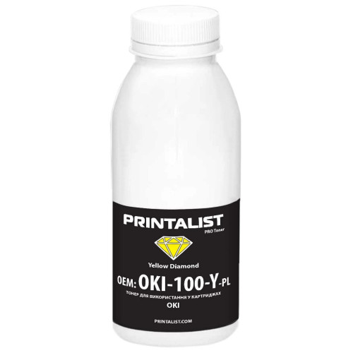 Тонер OKI Universal 100г Yellow Printalist (OKI-100-Y-PL)