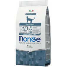Сухий корм для кішок Monge Cat Monoprotein Sterilised з фореллю 400 г (8009470005463)