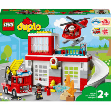 Конструктор LEGO DUPLO Town Пожежна частина та вертоліт 117 деталей (10970)