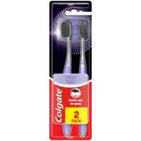 Зубна щітка Colgate High Density Charcoal м'яка 2 шт. (8718951369153)