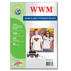 Папір WWM A4 Termotransfers/White (TL140.10)