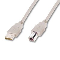 Кабель для принтера USB 2.0 AM/BM 1.8m DIGITUS (AK-300102-018-E)