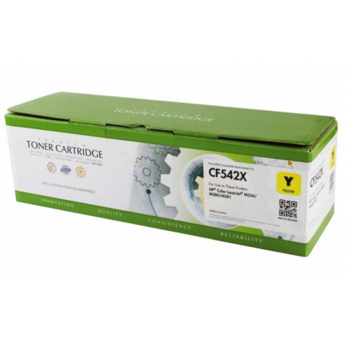 Картридж Static Control HP CLJ CF542X (203X) 2500ст yellow (002-01-SF542X)