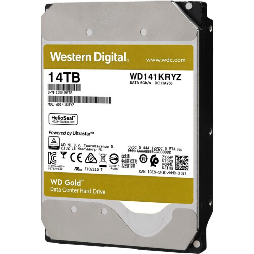 Жорсткий диск 3.5" 14TB WD (WD141KRYZ)