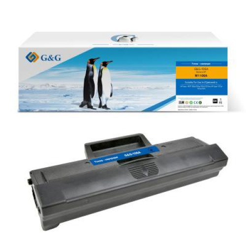 Картридж G&G HP 106A M107/135/137/ W1106A Black 1K (G&G-106A)