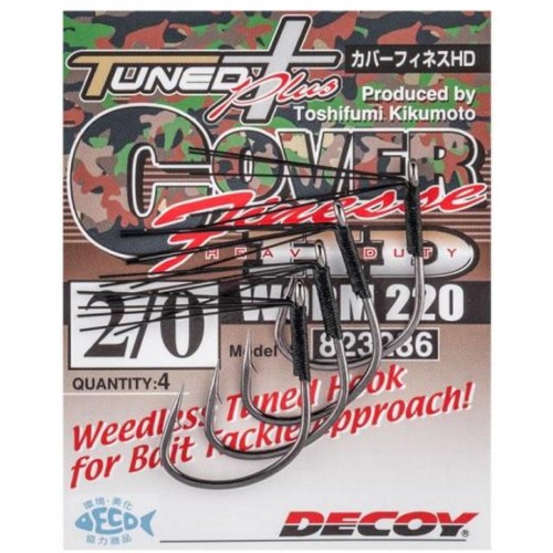 Гачок Decoy Worm220 Cover Finesse HD 1/0 (5 шт/уп) (1562.08.00)