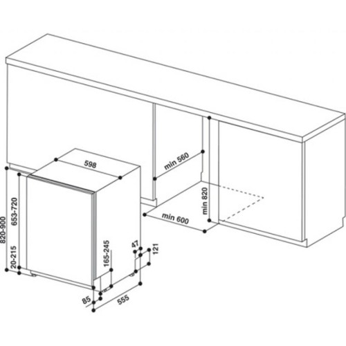 Посудомийна машина Whirlpool WIC3C34PFES