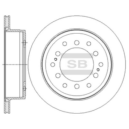 Гальмівний диск HI-Q SD4027