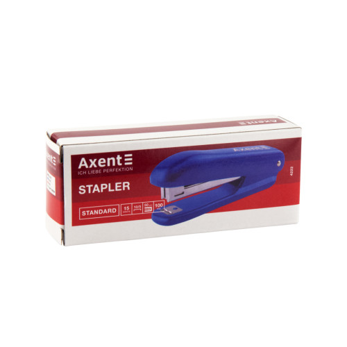 Степлер Axent Standard No. 10/5, 15 sheets, Red (4222-06-A)