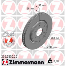 Гальмівний диск ZIMMERMANN 200.2530.20