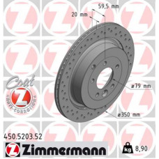 Гальмівний диск ZIMMERMANN 450.5203.52
