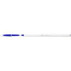 Ручка кулькова Bic Cristal Up з білим шестигранним корпусом Синя (bc949879)