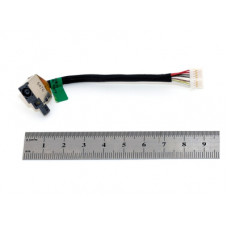 Роз'єм живлення ноутбука з кабелем HP PJ976 (4.5mm x 3.0mm + center pin), 8(7)-pin, 11 см (A49121)