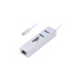 Перехідник Maxxter USB to Gigabit Ethernet, 2 Ports USB 3.0 + microSD/TF card r (NECH-2P-SD-01)