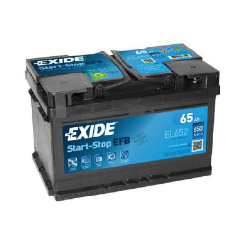 Акумулятор автомобільний EXIDE START-STOP EFB 65A (EL652)