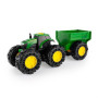 Спецтехніка John Deere Kids Monster Treads із причепом і великими колесами (47353)