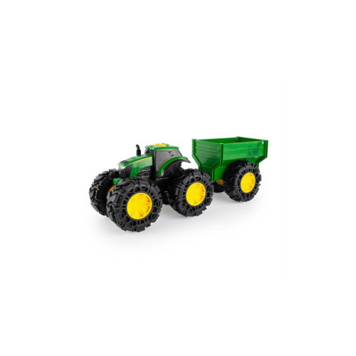 Спецтехніка John Deere Kids Monster Treads із причепом і великими колесами (47353)