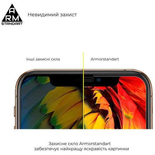 Скло захисне Armorstandart Full Glue Curved для Xiaomi 12 Pro Black (ARM60931)