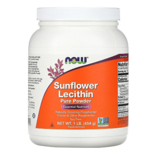 Амінокислота Now Foods Соняшниковий Лецитин чистий порошок, Sunflower Liquid Lecith (NOW-02314)