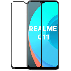 Скло захисне PowerPlant Full screen Realme C11, Black (GL609260)