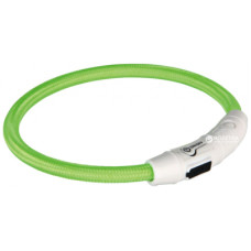 Нашийник для тварин Trixie світиться з USB M-L 45 см/7 мм зелений (4053032127012)