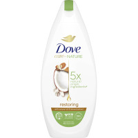 Гель для душу Dove Відновлюючий з олією кокоса та екстрактом мигдалю 225 мл (8720181222627)