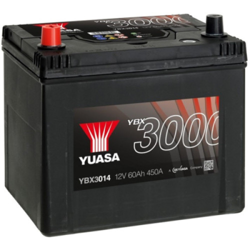 Акумулятор автомобільний Yuasa 12V 60Ah SMF Battery (YBX3014)