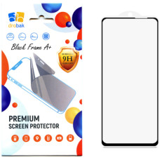 Скло захисне Drobak OPPO Reno6 Pro 5G Black Frame A+ (616162)