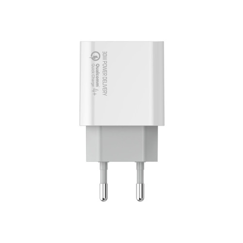 Зарядний пристрій ColorWay PD Port PPS USB Type-C (30W) white (CW-CHS038PD-WT)