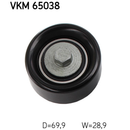 Ролик натягувача ременя SKF VKM 65038