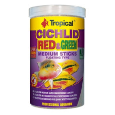 Корм для риб Tropical Cichlid Red&Green Medium Sticks у паличках 1 л (5900469637265)