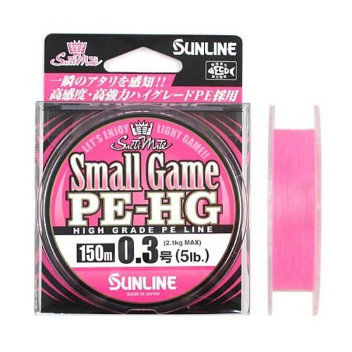 Шнур Sunline Small Game PE-HG 150м #0.15 2.5LB 1.2кг (1658.08.79)