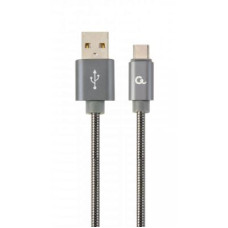 Дата кабель USB 2.0 AM to Type-C 2.0m Cablexpert (CC-USB2S-AMCM-2M-BG)