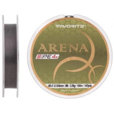 Шнур Favorite Arena PE 100m (silver gray) #0.4/0.104mm 8lb/3.5kg (1693.10.95)