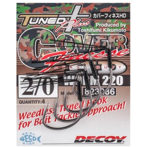 Гачок Decoy Worm220 Cover Finesse HD 2/0 (4 шт/уп) (1562.07.93)