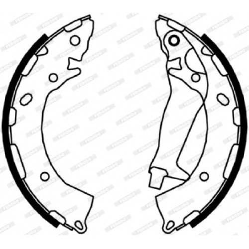 Гальмівні колодки FERODO FSB4047