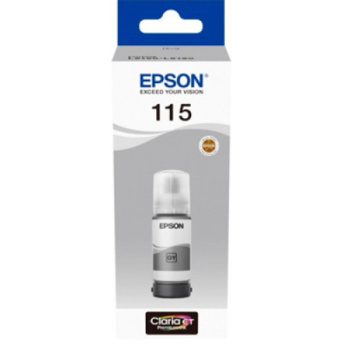 Контейнер з чорнилом Epson 115 EcoTank Grey (C13T07D54A)