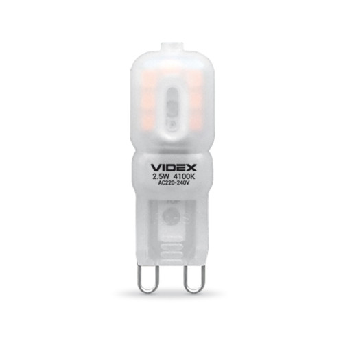 Лампочка Videx G9e 2.5W G9 4100K (VL-G9e-25224)