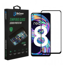 Скло захисне BeCover Realme 8 / 8 Pro Black (706684)