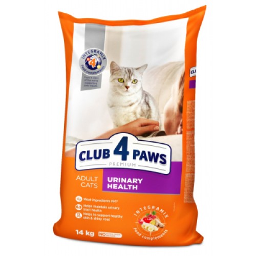 Сухий корм для кішок Club 4 Paws Преміум. Підтримка здоров'я сечовидільної системи 14 кг (4820083909375)