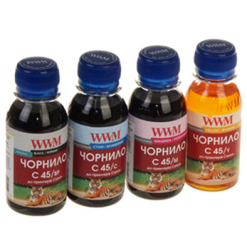 Чорнило WWM CANON PG440/CL-441 Black Pigment +C/M/Y (C45SET-4)